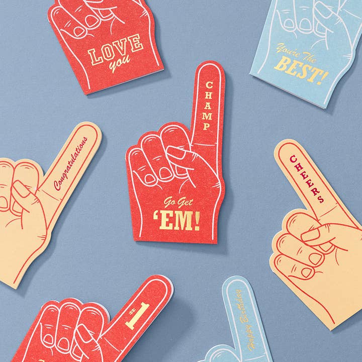 Another Loop - Wholesale Father's Day Card - Foam Finger Birthday Card For No.1 Dad | Father’s Day Card1