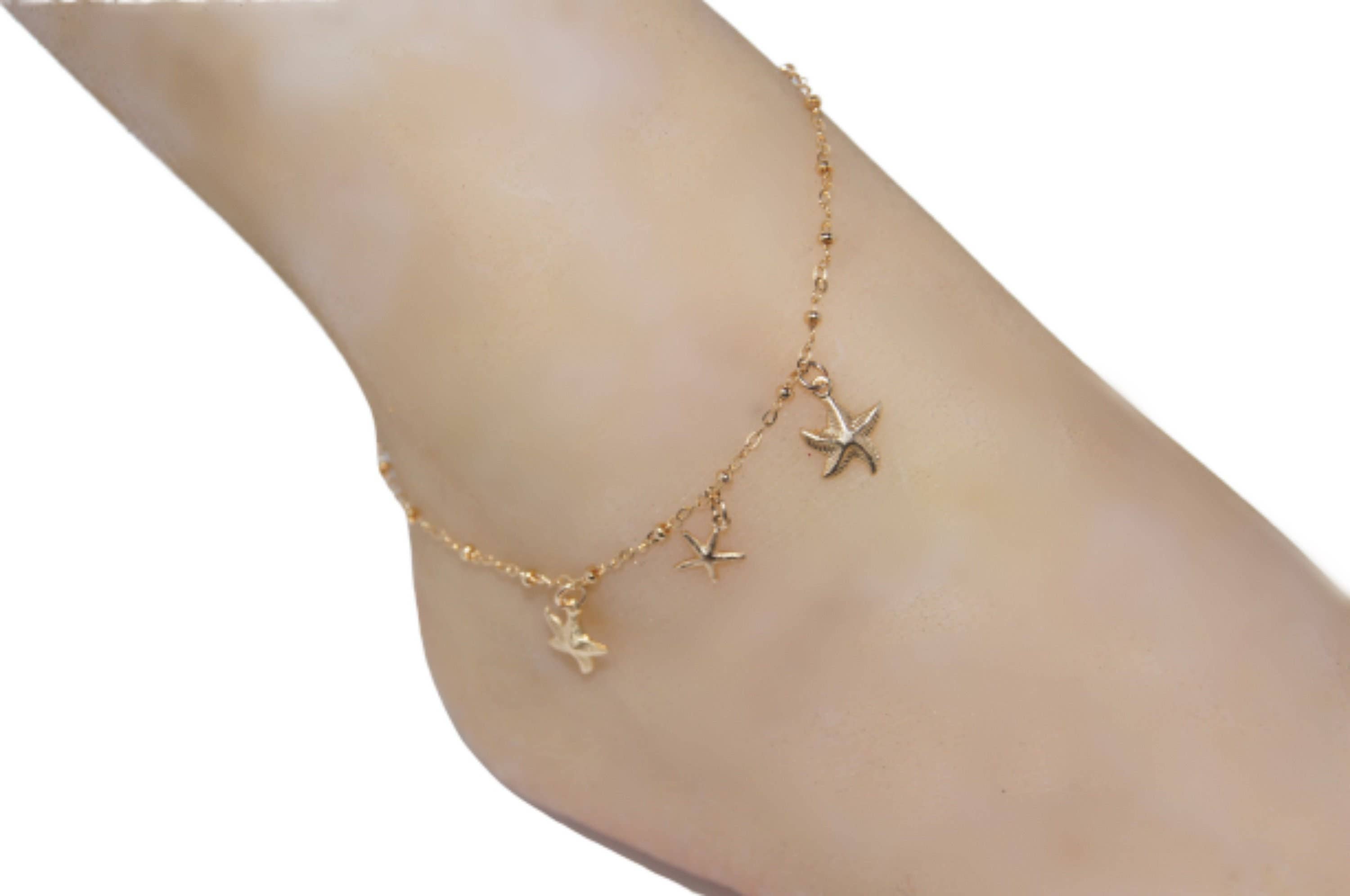 CALIFORNIA TOE RINGS – wholesale Anklet – Gold Anklet Delicate Anklet Chain Charm Star Fish Dainty Gold Anklet Bracelet Anklet Bracelet Anklet Bracelet Anklets For Women0