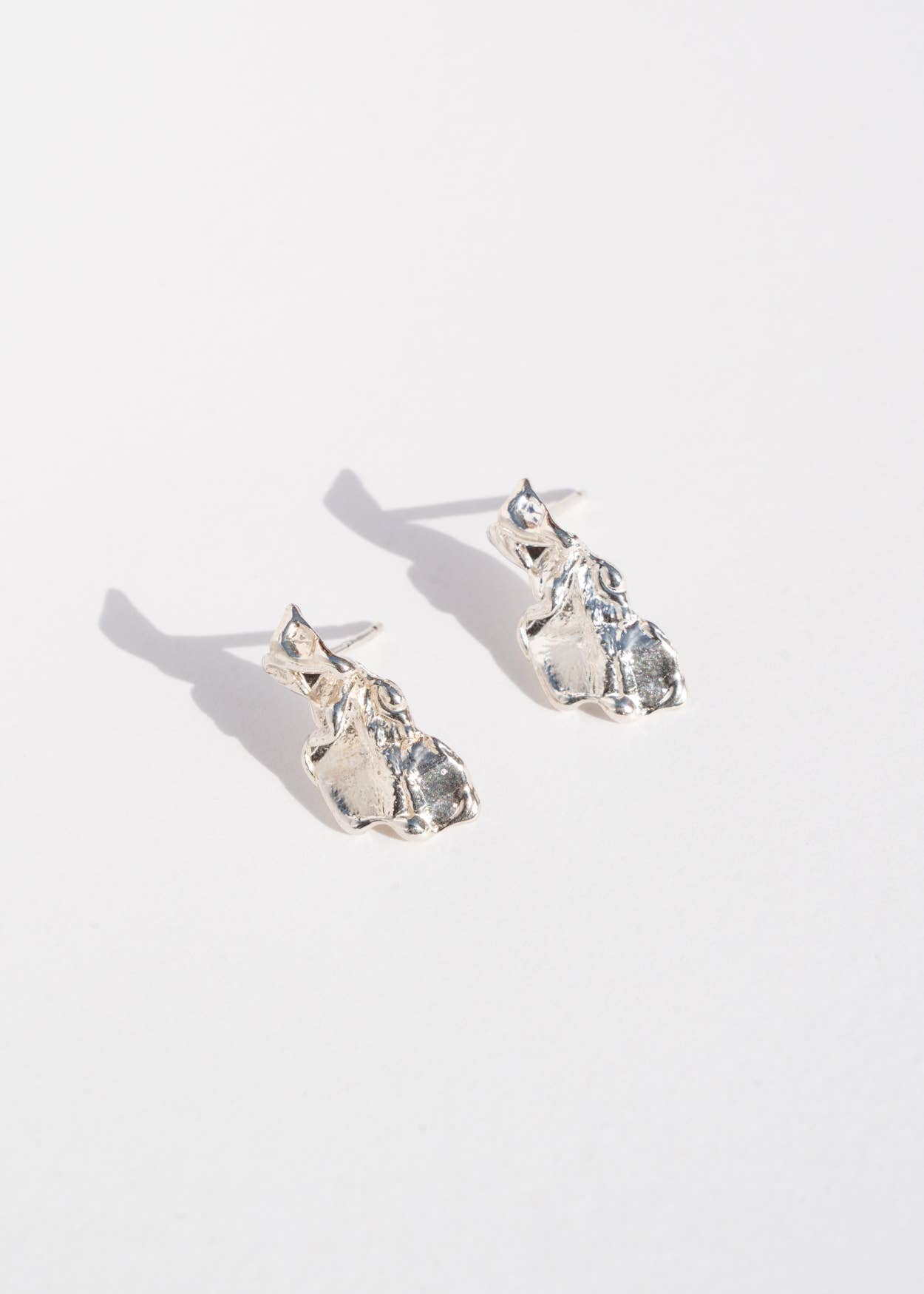 Swim to the Moon - Wholesale Stud/Post Earrings - Melia Earrings in Recycled Sterling Silver1