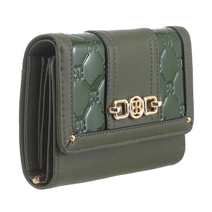Bessie London - Venta al por mayor Cartera - Mujer - MONEDERO DE CHAROL BESSIE CON SOLAPA PEQUEÑA