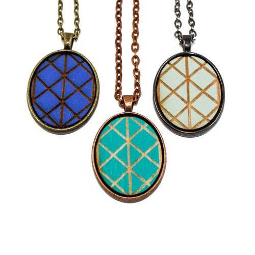 Pingente Camafeu pequeno - cruz geométrica por atacado de Once Again Sam