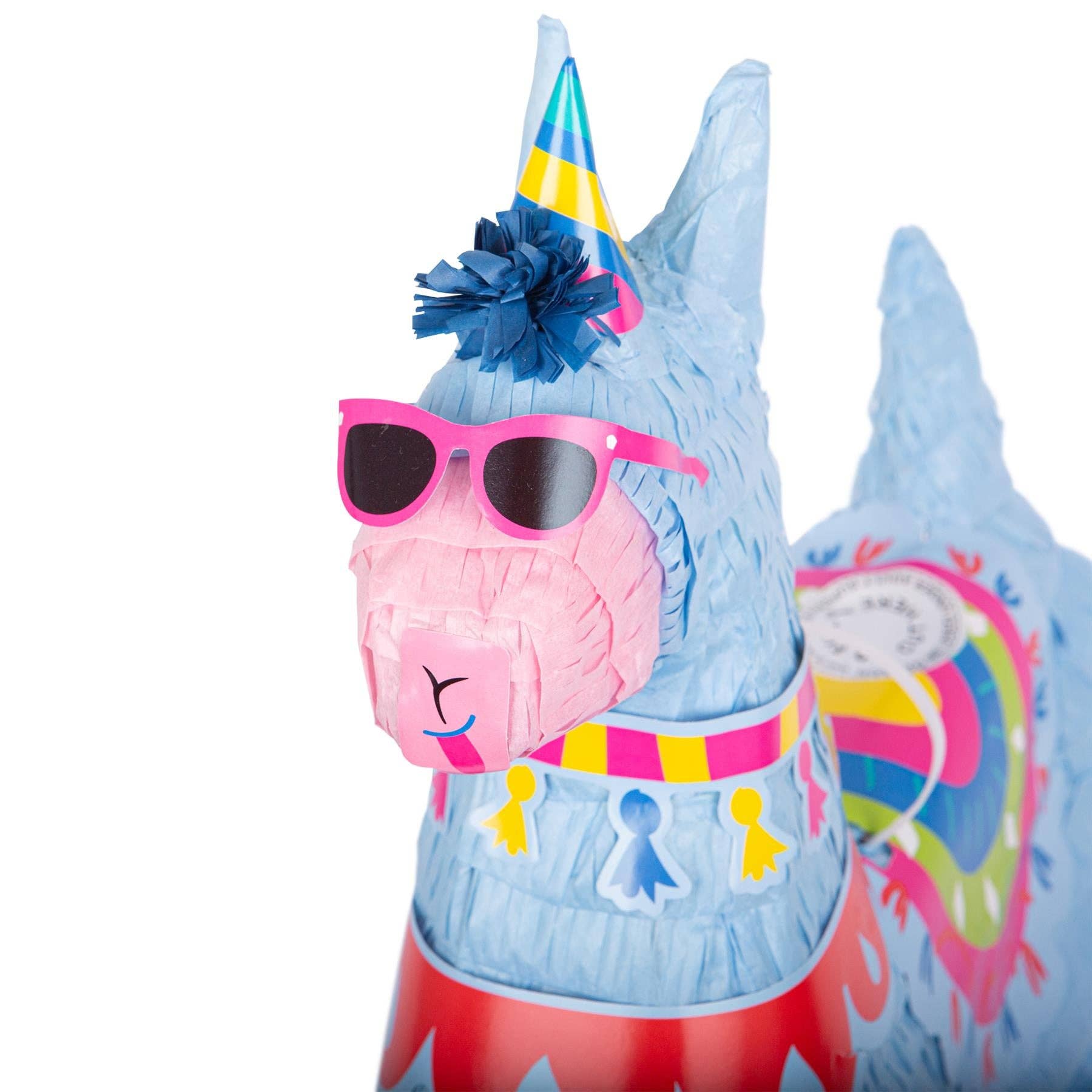 Rinkit Ltd – wholesale Party gift – 2pc Llama Pinata Set with Blindfold - By Fax Potato1
