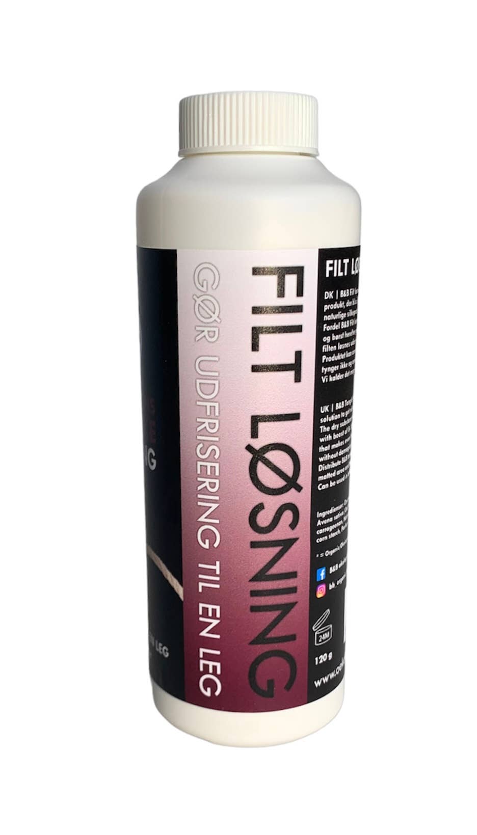 B&B Økologisk Hundeshampoo - Wholesale Pet Grooming Aid - Dog - B&B Dog Hairdresser's Felt Solution 1