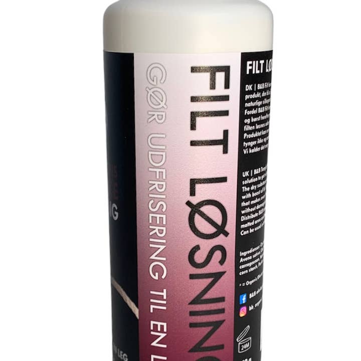 B&B Økologisk Hundeshampoo - Wholesale Pet Grooming Aid - Dog - B&B Dog Hairdresser's Felt Solution 1