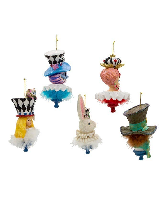 Kurt S. Adler, Inc. - Vente Lots de décorations - ENSEMBLE DE 5 CHAPEAUX HOLLYWOOD EN RÉSINE DE 6,25 POUCES2