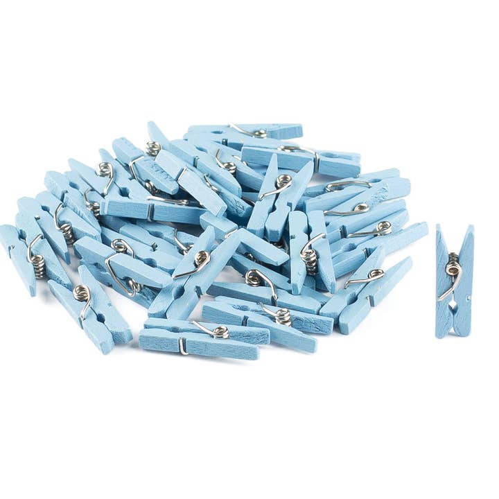 Factory Direct Craft - Vente Pinces à linge - Pinces à linge en bois de 1" (sacs de 30) - Sélectionnez la couleur3