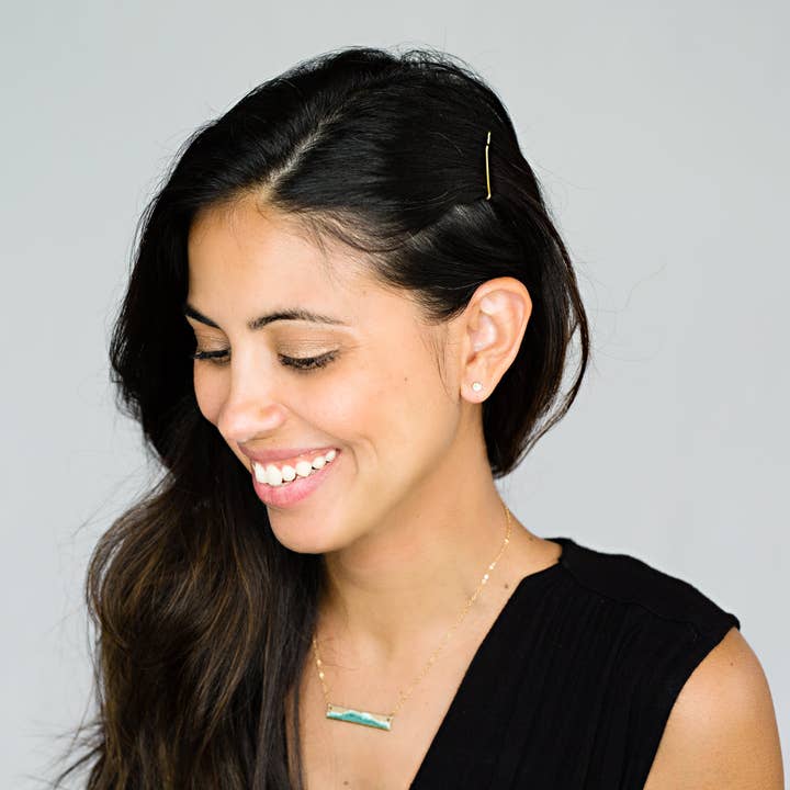 Almeda Jewelry - Wholesale Stud/Post Earrings - Lanikai Mini Circle (55-LMC)1