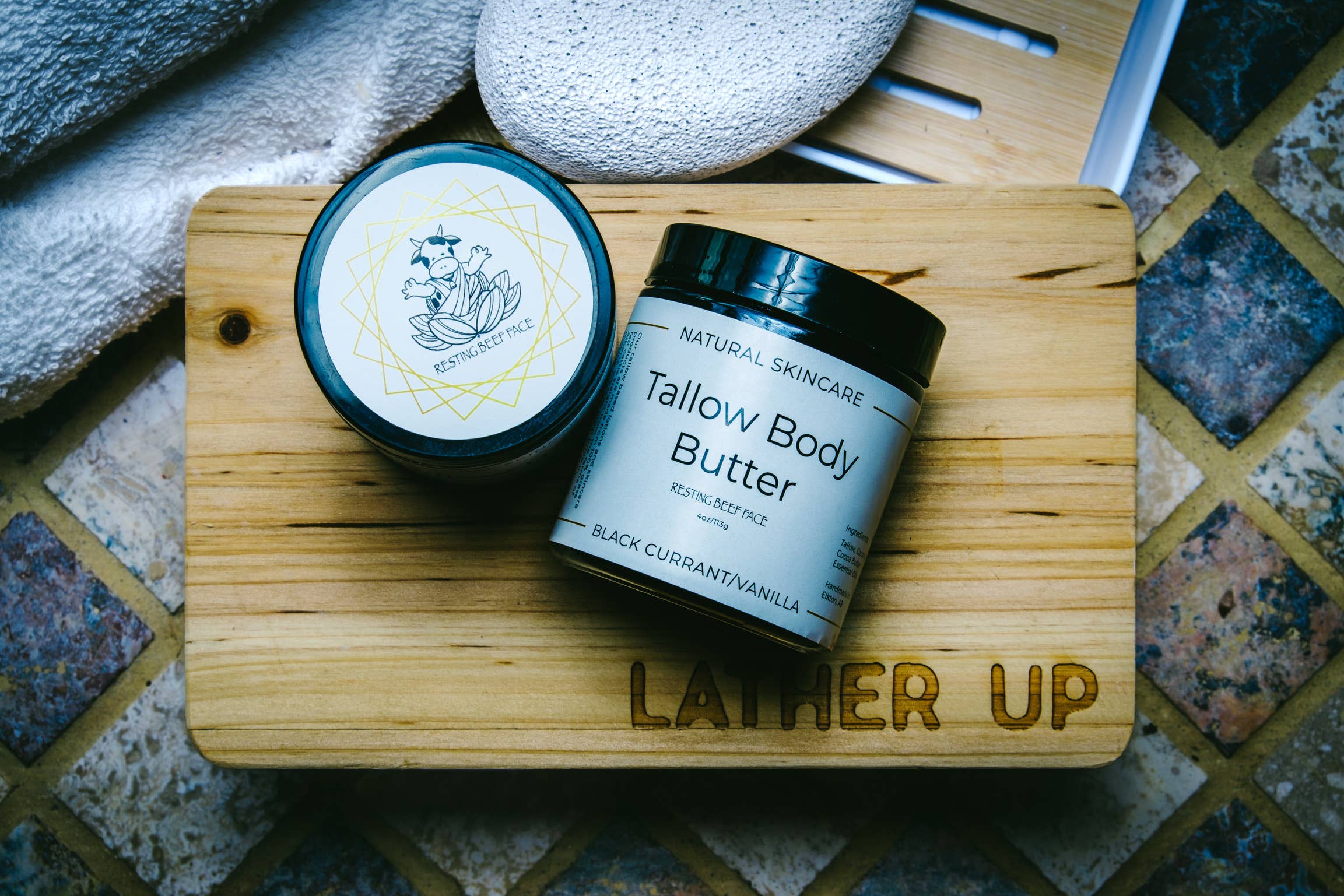 Resting Beef Face - Wholesale Body Balm/Butter - RESTING BEEF FACE | TALLOW BODY BUTTER | 4oz1
