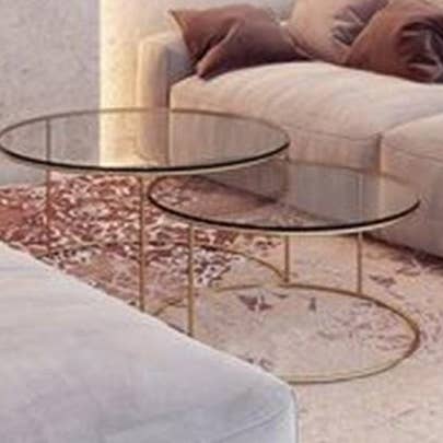 tavolino da caffè per la vendita all'ingrosso da parte di Serralharia EMS Inox