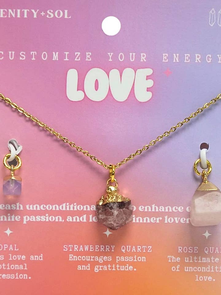 Customize Your Energy Necklaces / Love for wholesale by Serenity + Sol