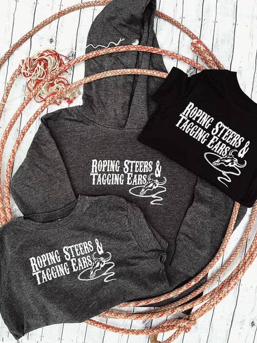 Touwstuurt tagging oren t-shirt voor wholesale door Buckin Baby Wholesale