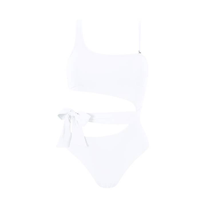 Chlamys Varia by MrMiss - Wholesale Swim Shorts - Women’s - Chlamys Varia Asymmetric one piece Swimwear0