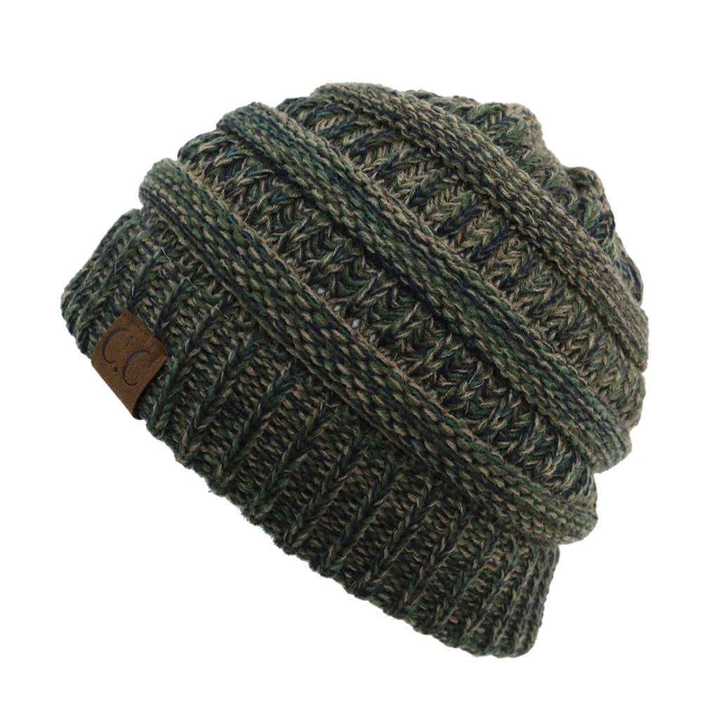 Truly Contagious - Venta al por mayor Gorro de lana - Mujer - Gorro CC Crafted multicolor de 4 tonos (YJ-816)1
