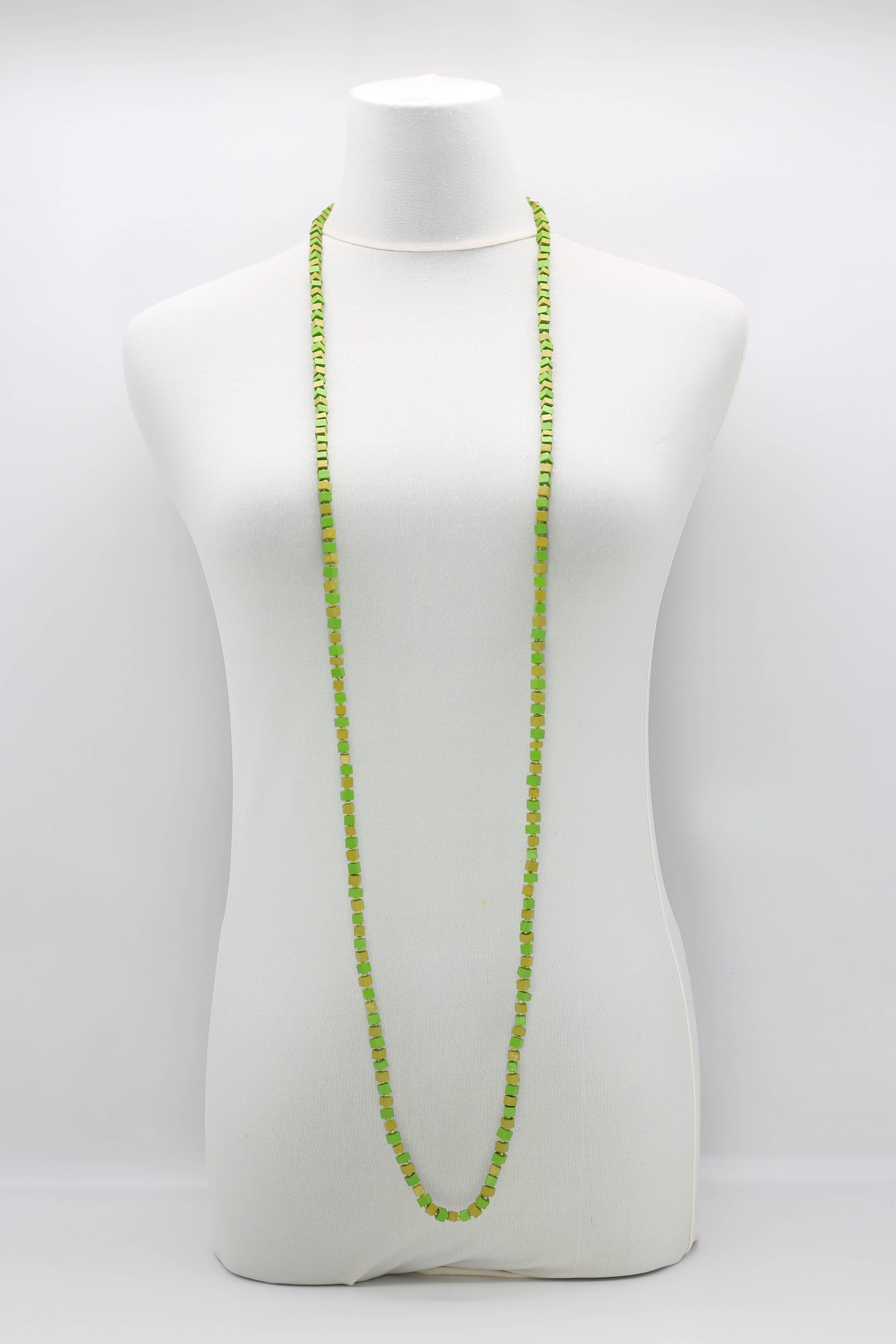 Jianhui London – Engroshandel Perlehalskæde – Den næste Pashmina halskæde Træperler - Mosaic Art104