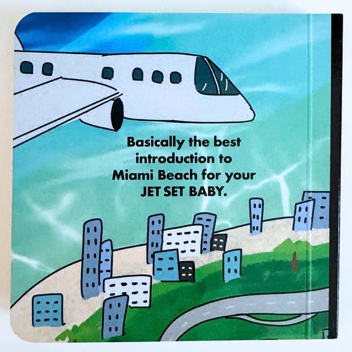 Basically Soho - Wholesale Baby & Toddler Book (0-2) - Miami Jet Set Baby Book1