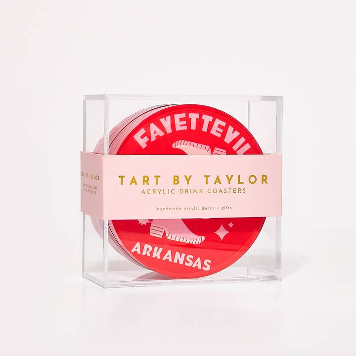 Tart By Taylor - Wholesale Coasters - Fayetteville, Arkansas Acrylic Drink Coaster