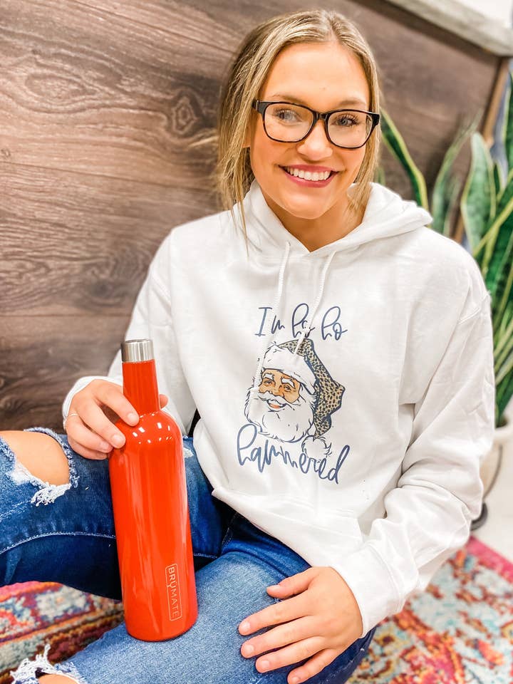 Ho Ho Hammered Hoodie for wholesale by Southern Roots