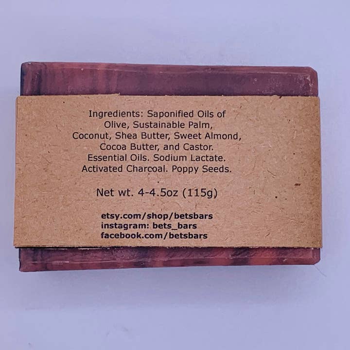 Bet's Bars - Wholesale Bar Soap - Woodgrain Soap Patchouli & Pine or Sandalwood & Rose1