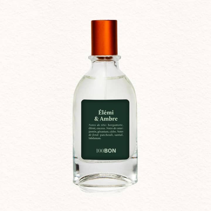 Água de colónia 50ml - Elemi & Âmbar por atacado de 100BON
