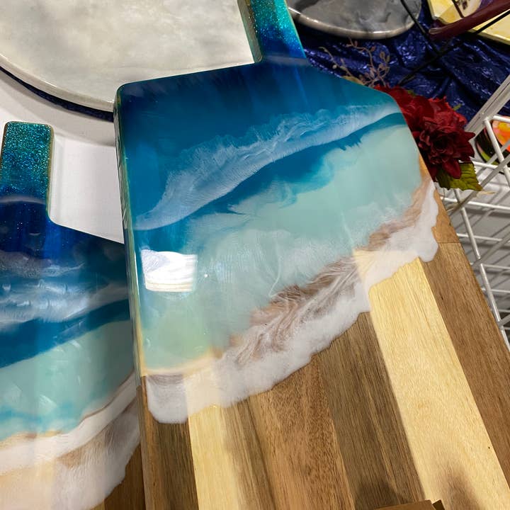 Mended Heart Glass - Wholesale Cutting Board - Ocean Serving Boards4
