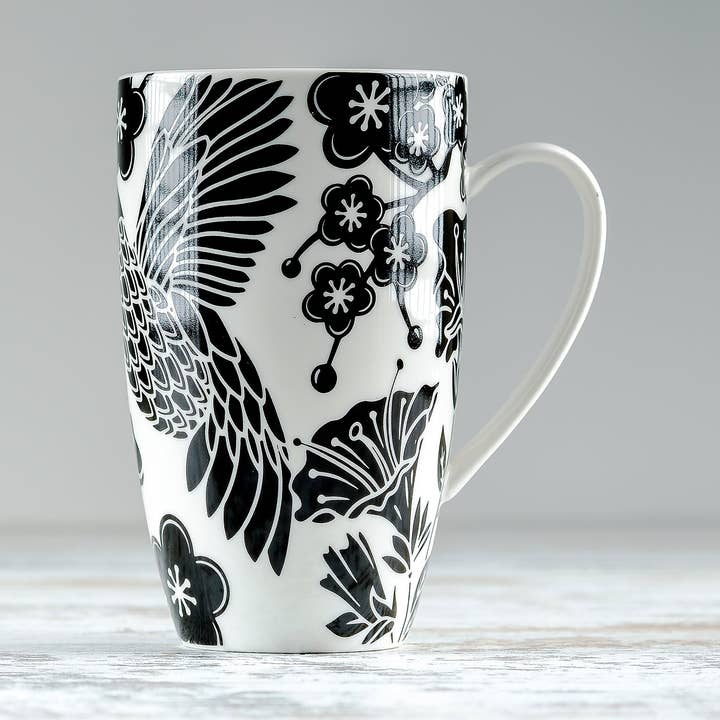 Tasse en céramique à café et thé Hummingbird (16 oz) pour la vente par Greenline Goods