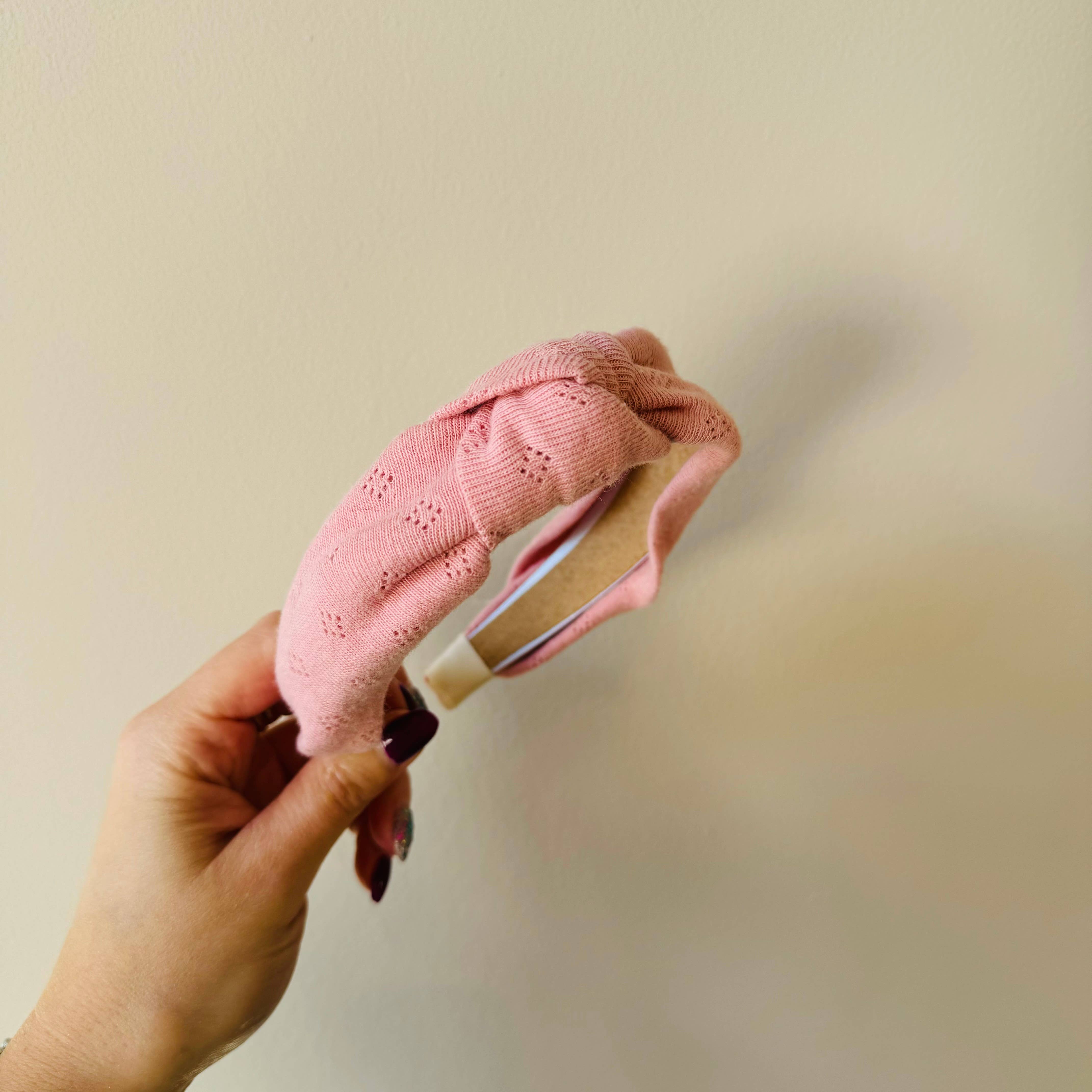 Bibi Kidz - Wholesale Haarband - Kinderen - Knoop Haarband Pointelle, meerdere varianten0