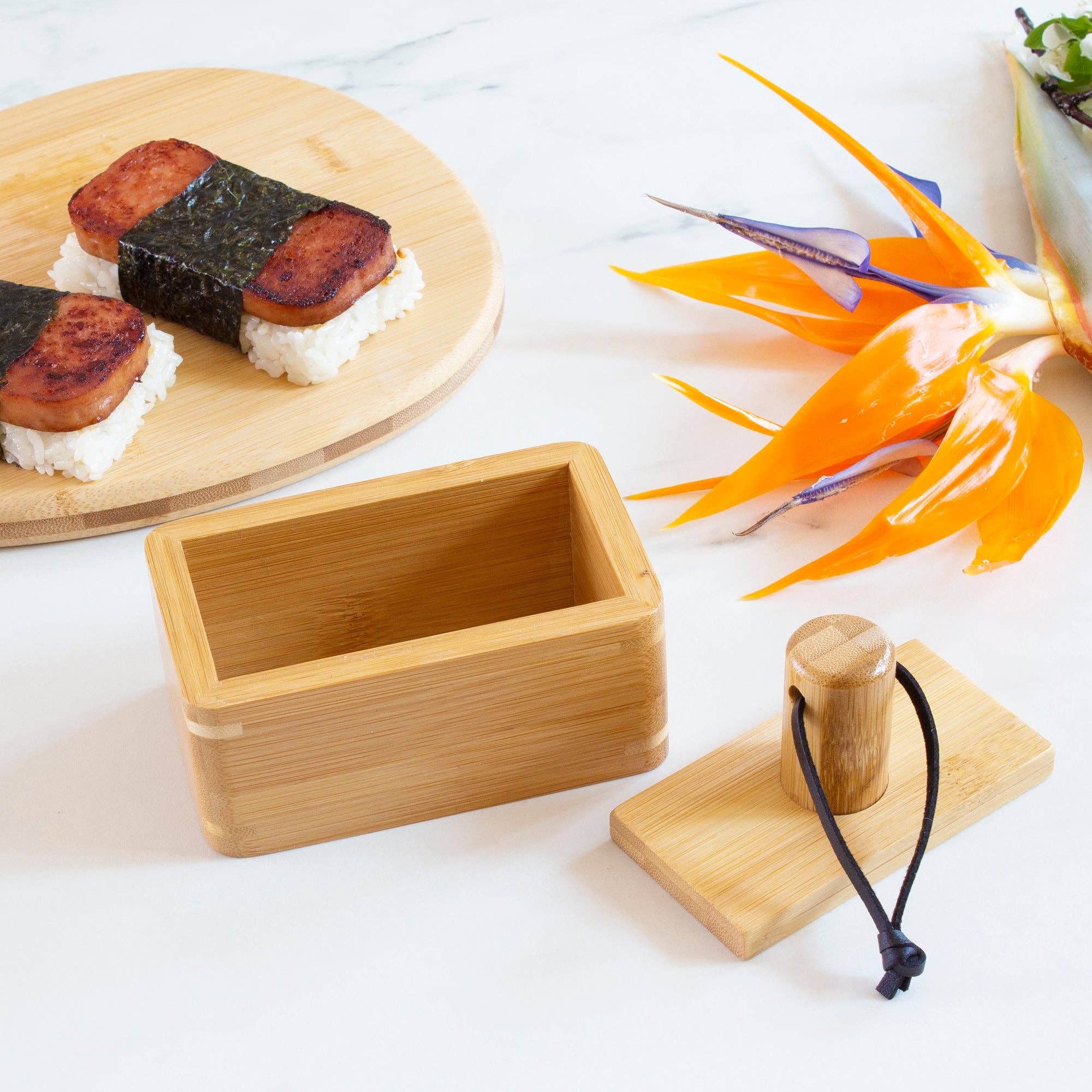 Totally Bamboo - Wholesale Kitchen Tool/Gadget - Bamboo Musubi Maker – Sushi Press & Mold Set0