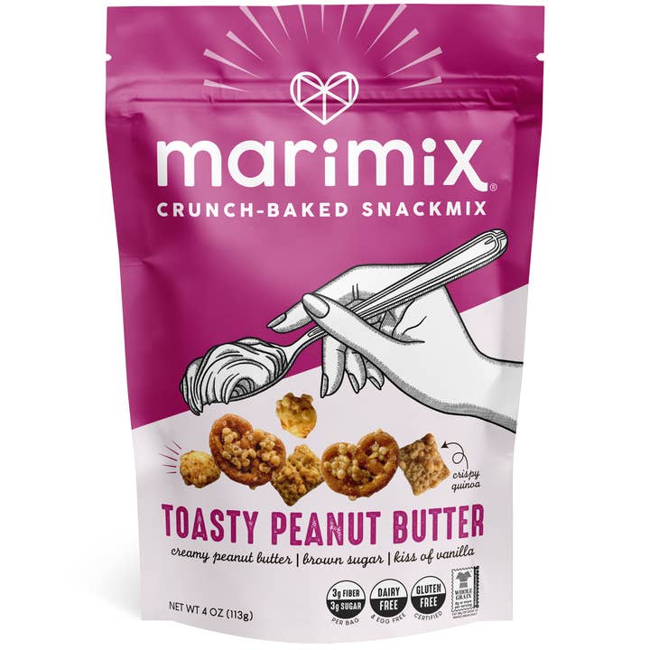Toasty Peanut Butter for wholesale by MARIMIX Crunch-Baked Snackmix