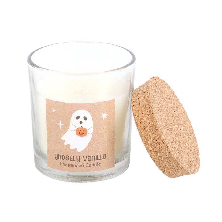 Something Different Wholesale – wholesale Jar/filled candle – Ghostly Vanilla Halloween Candle2