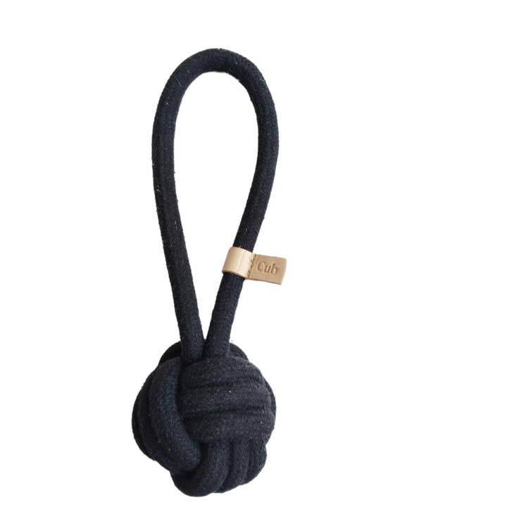 Cub - Wholesale Pet Rope Toy - Dog - Mika - Cotton Rope Ball Toy (Black)