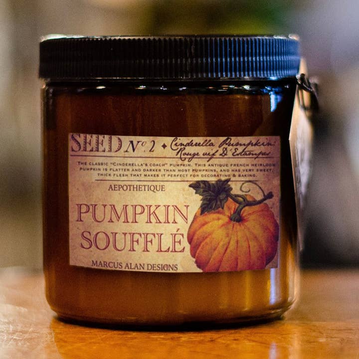 Pumpkin Soufflé Candle for wholesale by Marcus Alan Candles