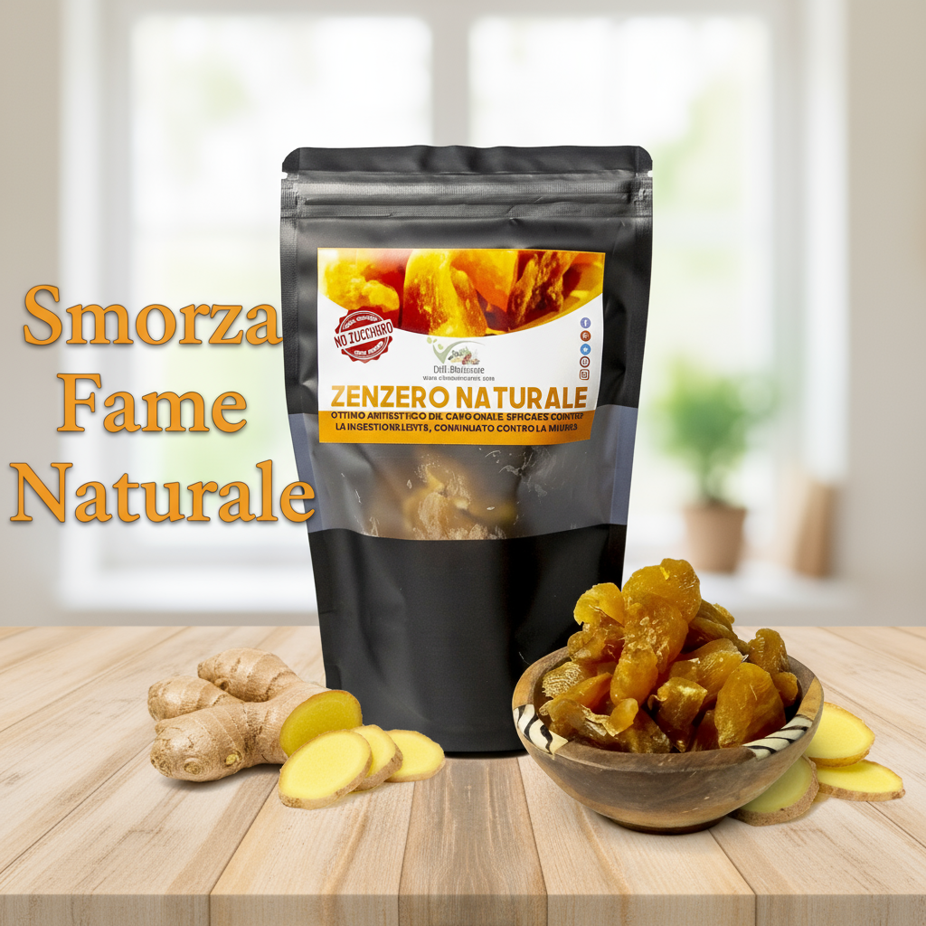 Cibobenessere - Wholesale Dried/Dehydrated Fruit - Natural Dehydrated Ginger Without Sugar - Healthy Snack2
