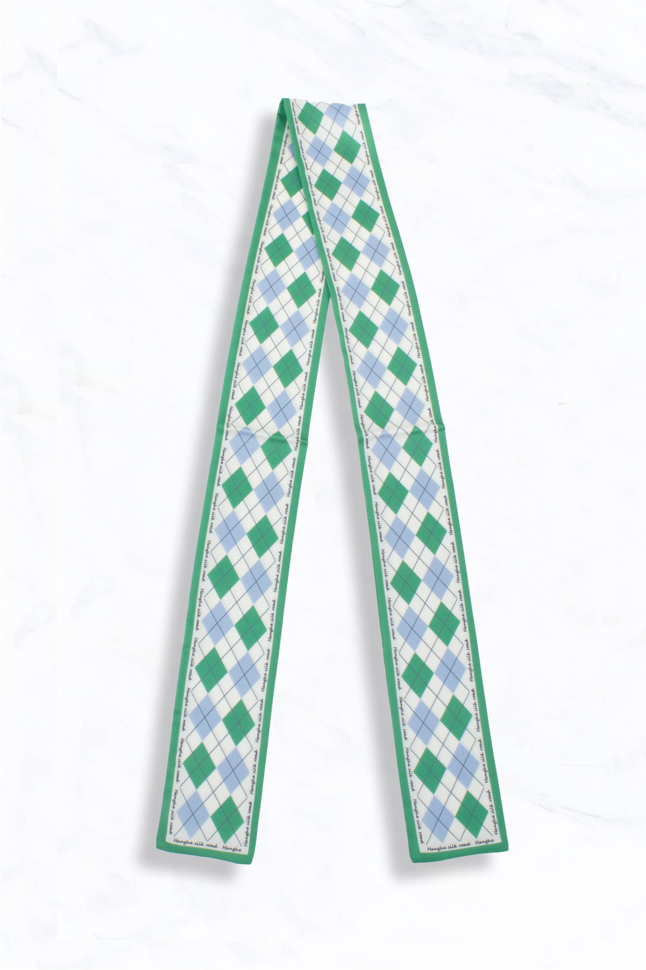 Suzie Q USA - Wholesale Scarf - Women's - Argyle Print Elegant Thin Scarf1