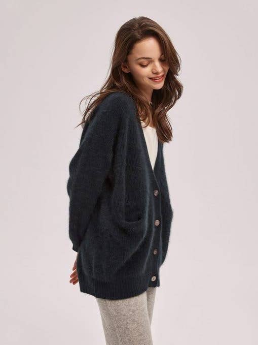 Entspannter weicher Strickcardigan für den Großhandel von NAP