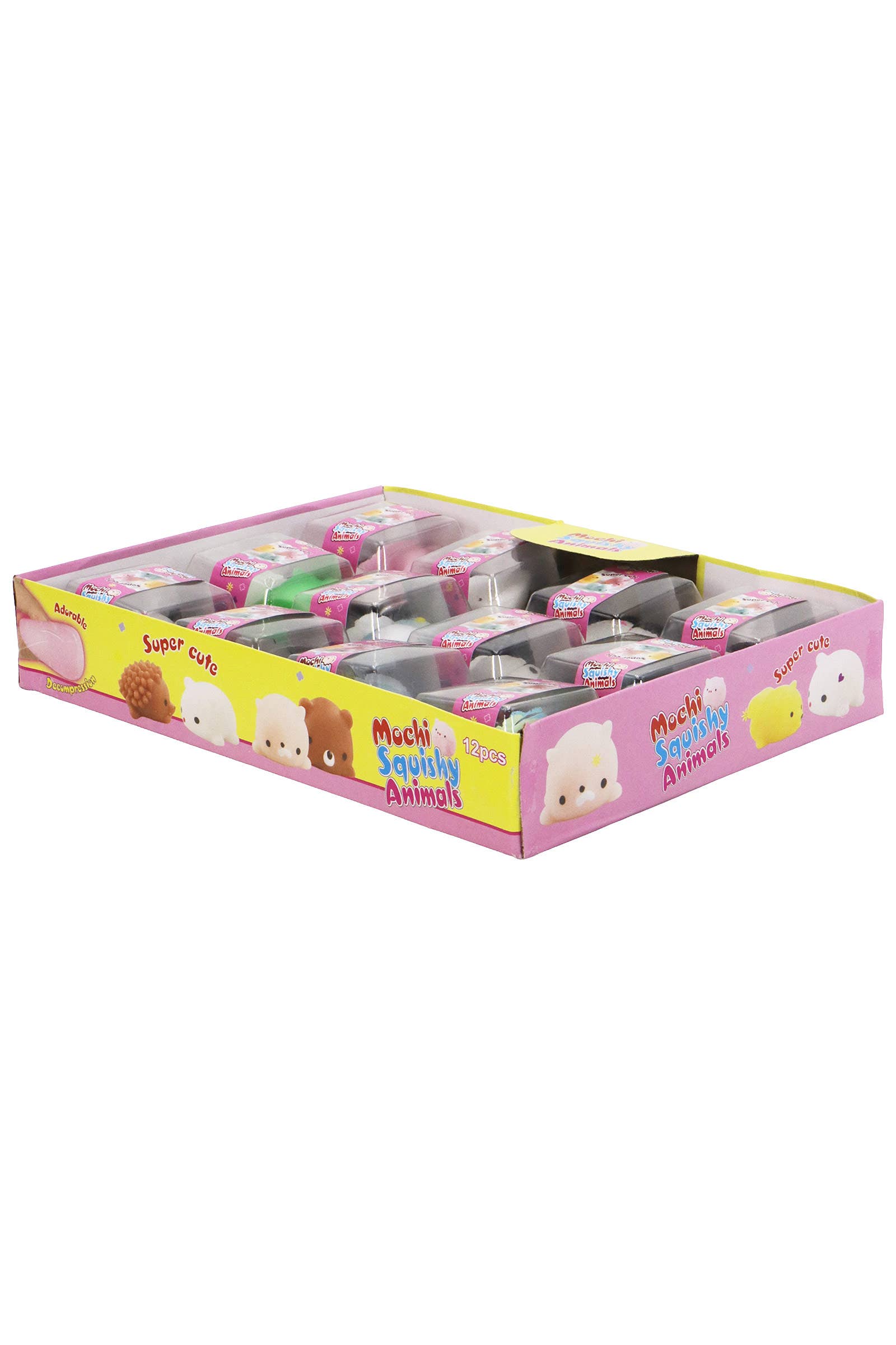 ASSORTEREDE Animal Pals blød mini mochi squishy - sæt med 2 stk. for engroshandel på Faire7