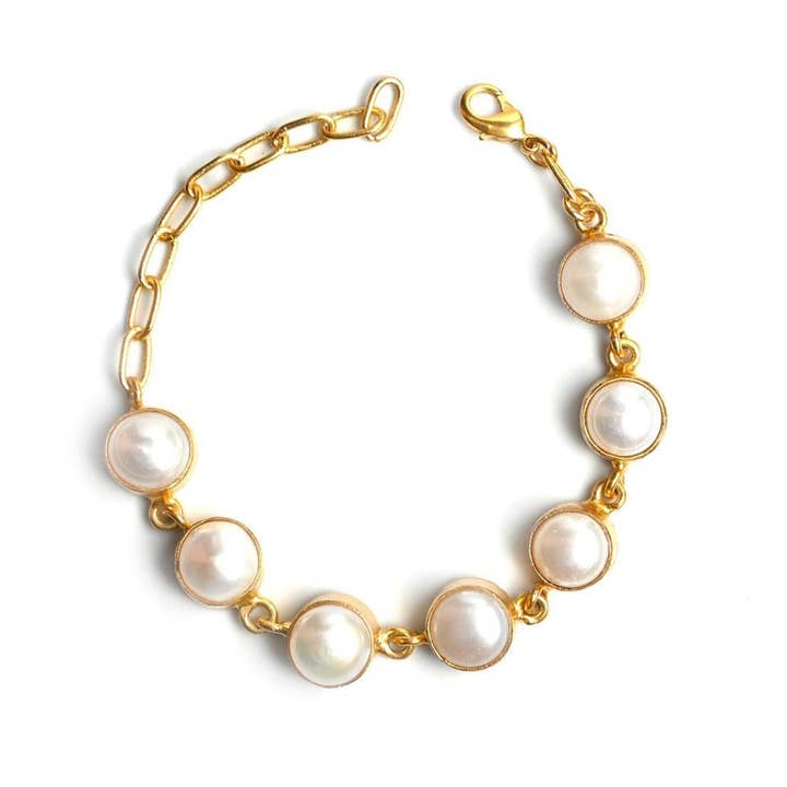 Bracelet Rema Strand (Perle d'eau douce) pour la vente par GemAddicted