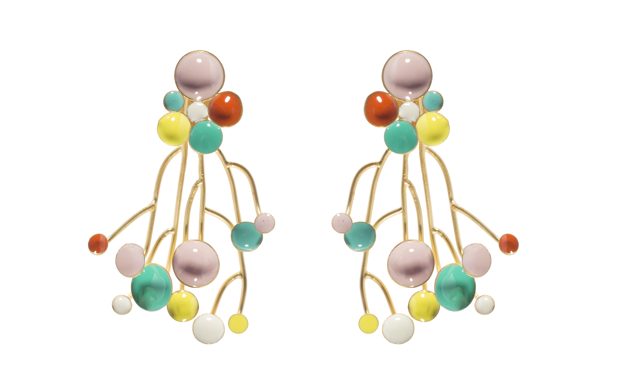 Ginger & VelVet – wholesale Dangle earrings – L Face Earrings4