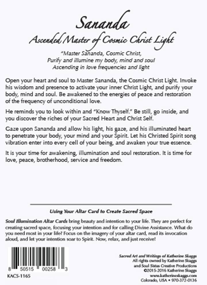 Katherine Skaggs - Vente Cartes religieuses - Maître Ascensionné Sananda1