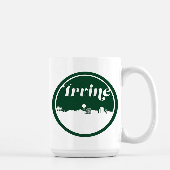 Irvine California retro kaffemugg | Flera färger för wholesale av Paperfinch Design