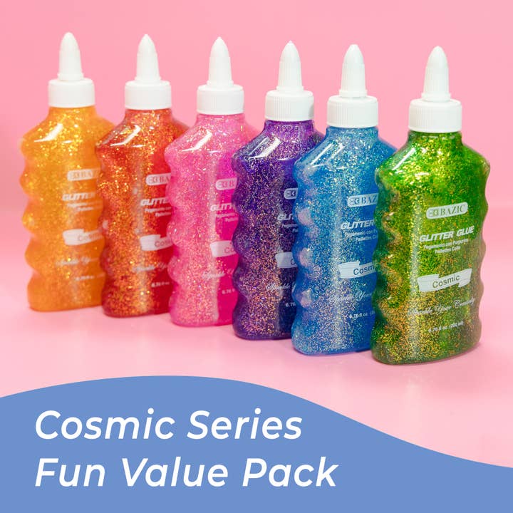 BAZIC Products - Wholesale Glitter - Glitter Glue Cosmic Series 6.76 Oz. (200 mL)1