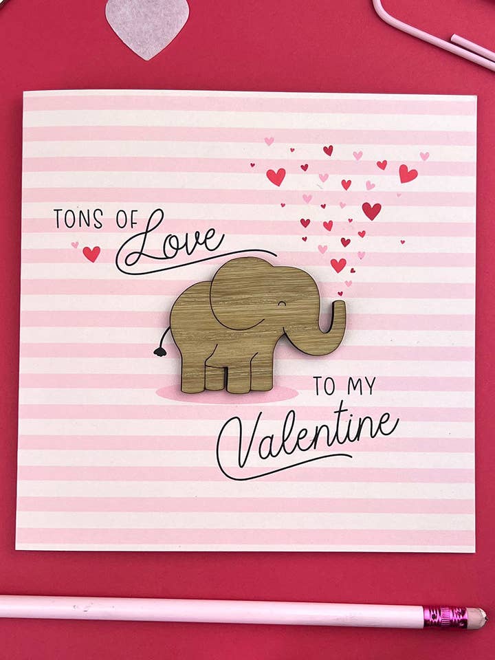 Tons Of Love Valentine's Card for wholesale by KDee Designs