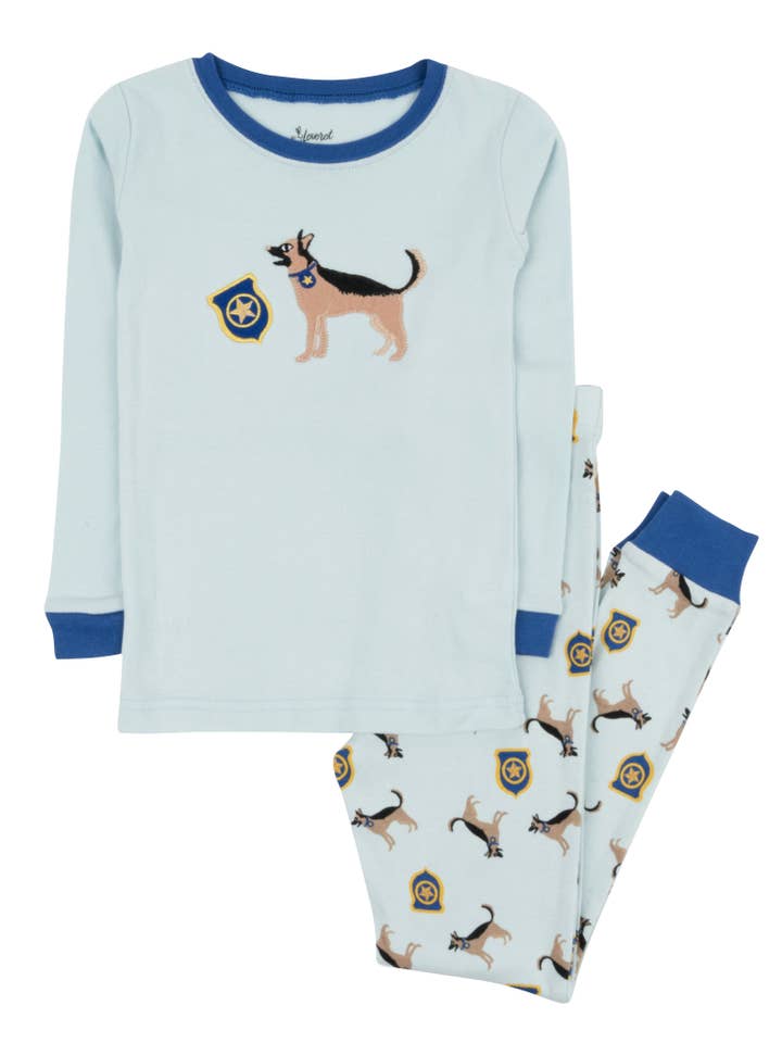 Leveret Pajamas - Vente Haut et bas de pyjama – enfant - Pyjama deux pièces en coton imprimé animaux10