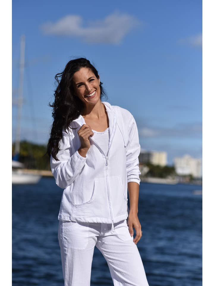 Cotton Natural - Wholesale Hoodie - Women's - Cotton Wind Jacket3