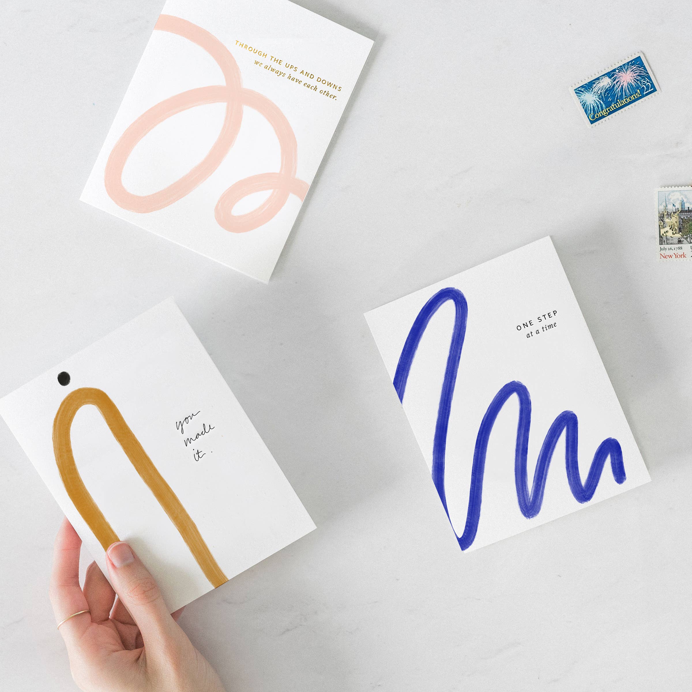 Ramona & Ruth - Wholesale Encouragement Card - One Step At A Time Greeting Card1