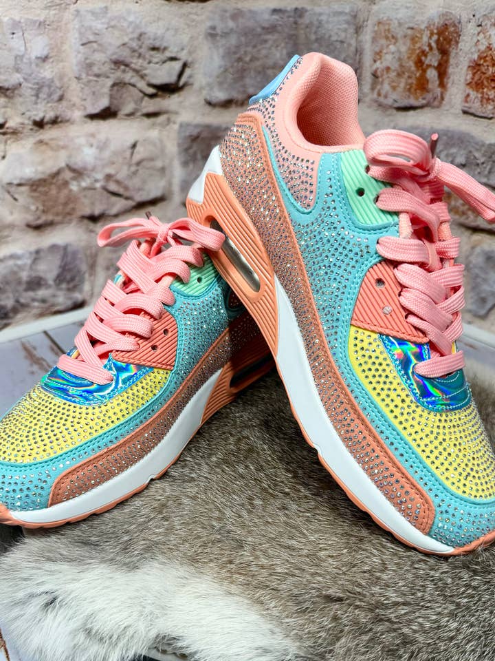 Bliss - Wholesale Lifestyle Sneakers - Women's - Remi Rhinestone Sneaker