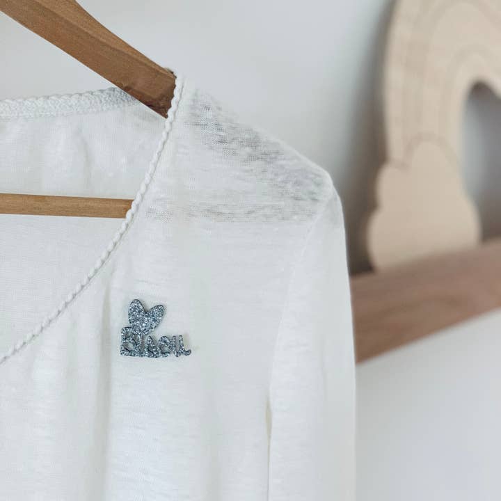 Les Petites Hirondelles - Vente Broches - Pin's en paillettes - Bisou2