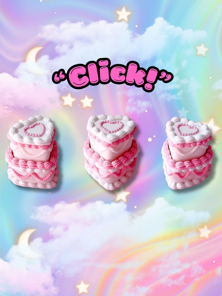 Hochzeitstorten-Fidget-Clicker: Befriedigende Fidget-Spielzeuge für den Großhandel von Cosmic lovely