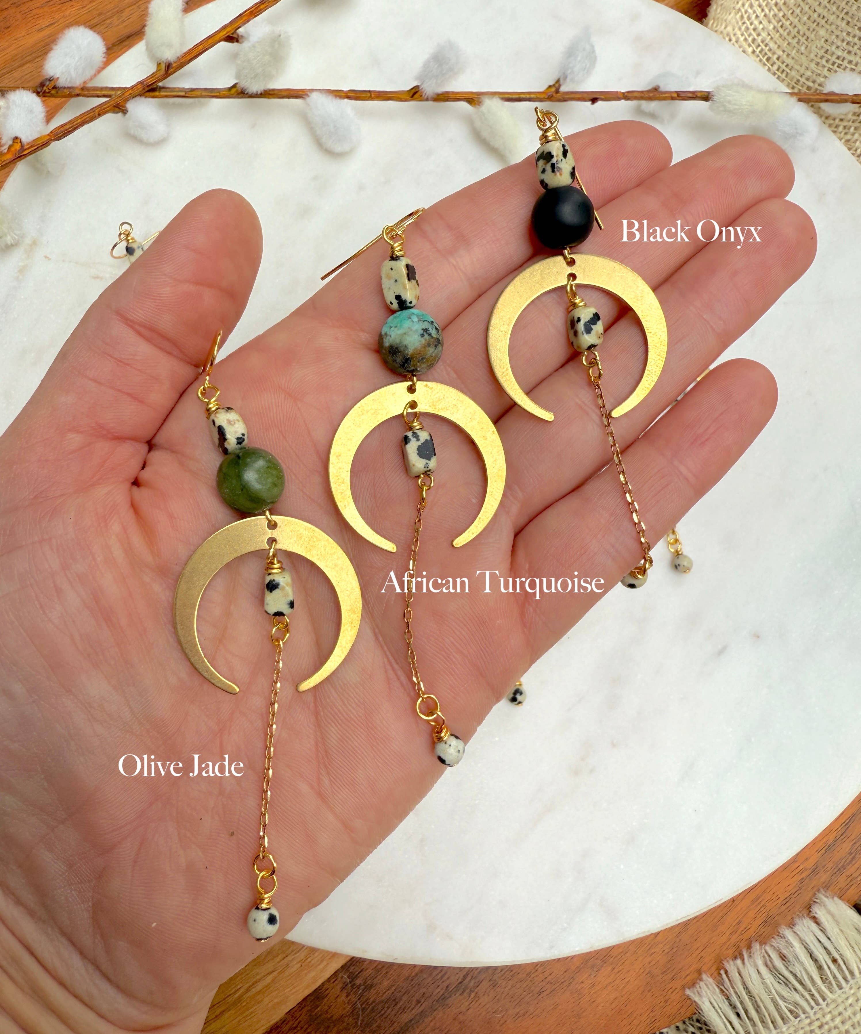 XTRA by Stacey - Wholesale Dangle Earrings - The Sasha Earring - African Turquoise8