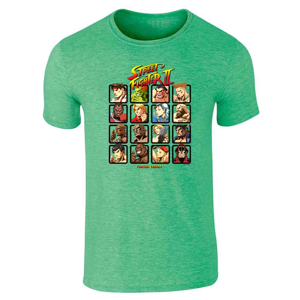 Pop Threads - Venta al por mayor Camiseta serigrafiada - Unisex - Camiseta unisex de los años 90 de Street Fighter 2 Player Select para videojuegos3
