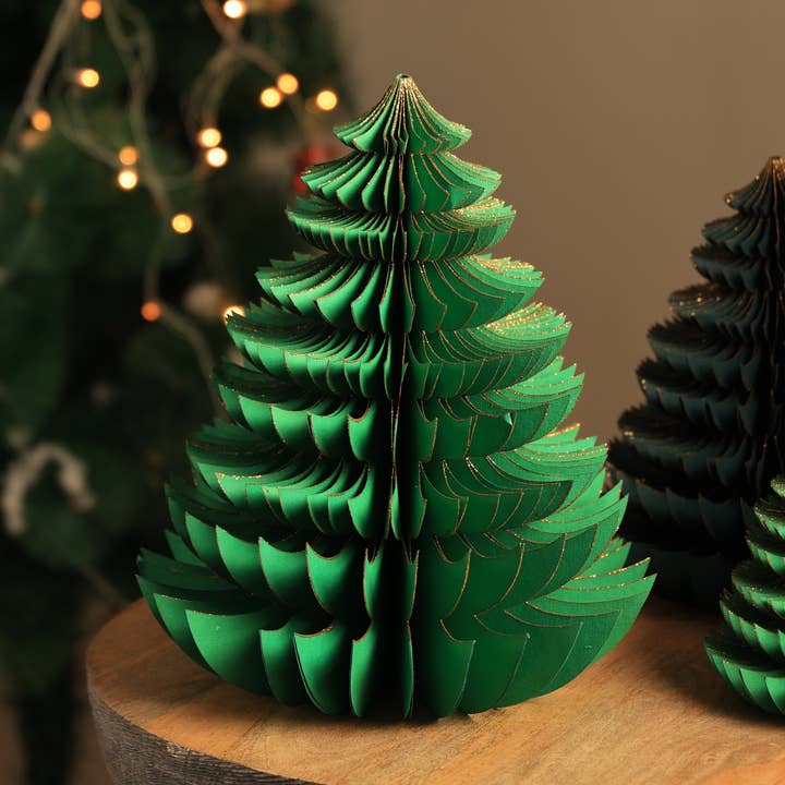 ExpoBazaar - Wholesale Christmas Decoration - Christmas Paper Tree | Handmade Holiday Ornaments |10.62x13"0